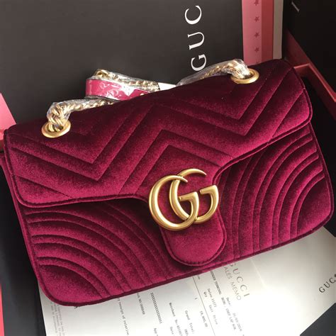 gucci marmont velvet small red|gucci marmont bag from nancy.